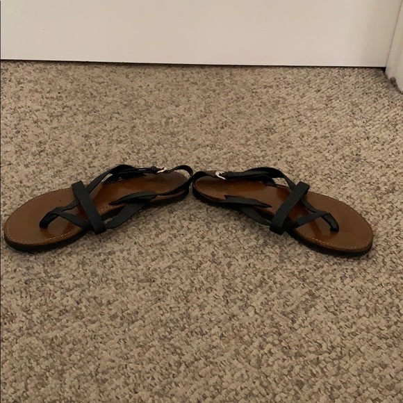 Gucci Authentic black logo strappy REI calf sandal - Picture 5 of 13